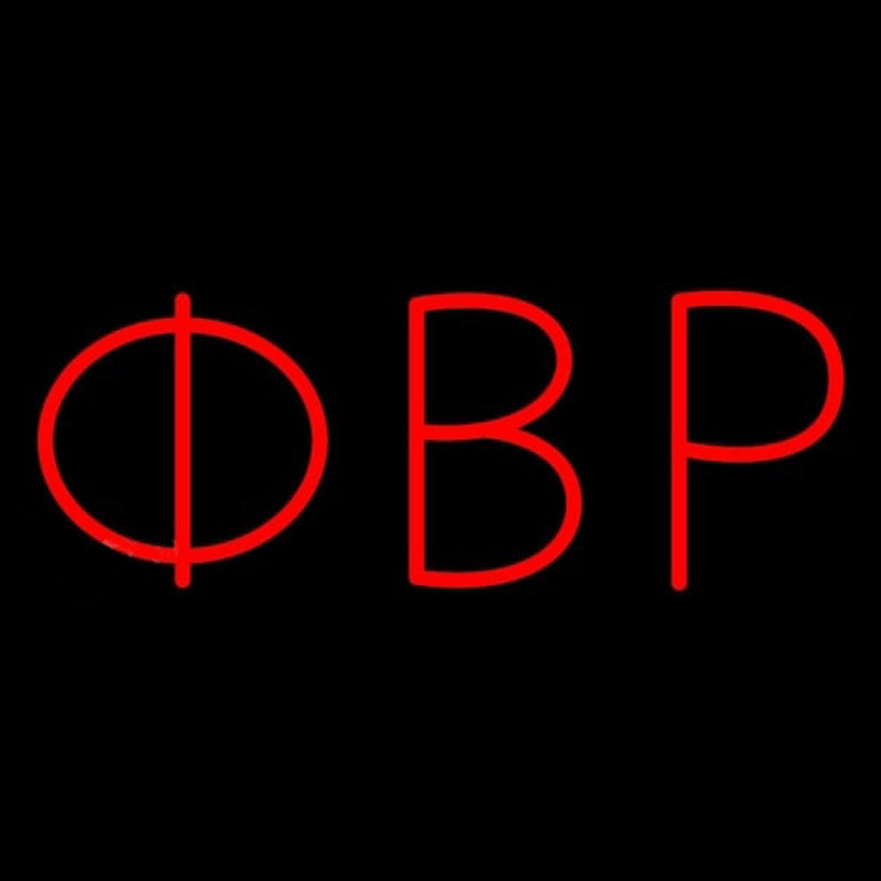 Phi Beta Rho Neonreclame