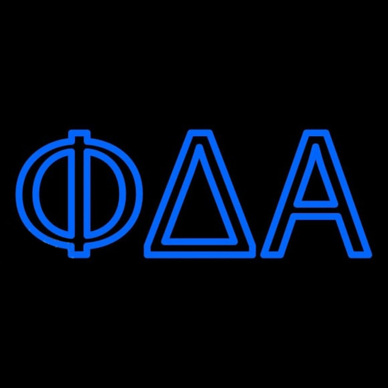 Phi Delta Alpha Neonreclame