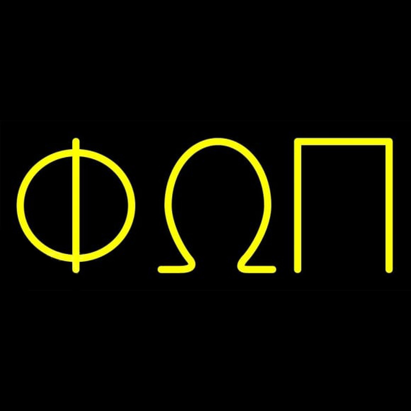 Phi Omega Pi Neonreclame