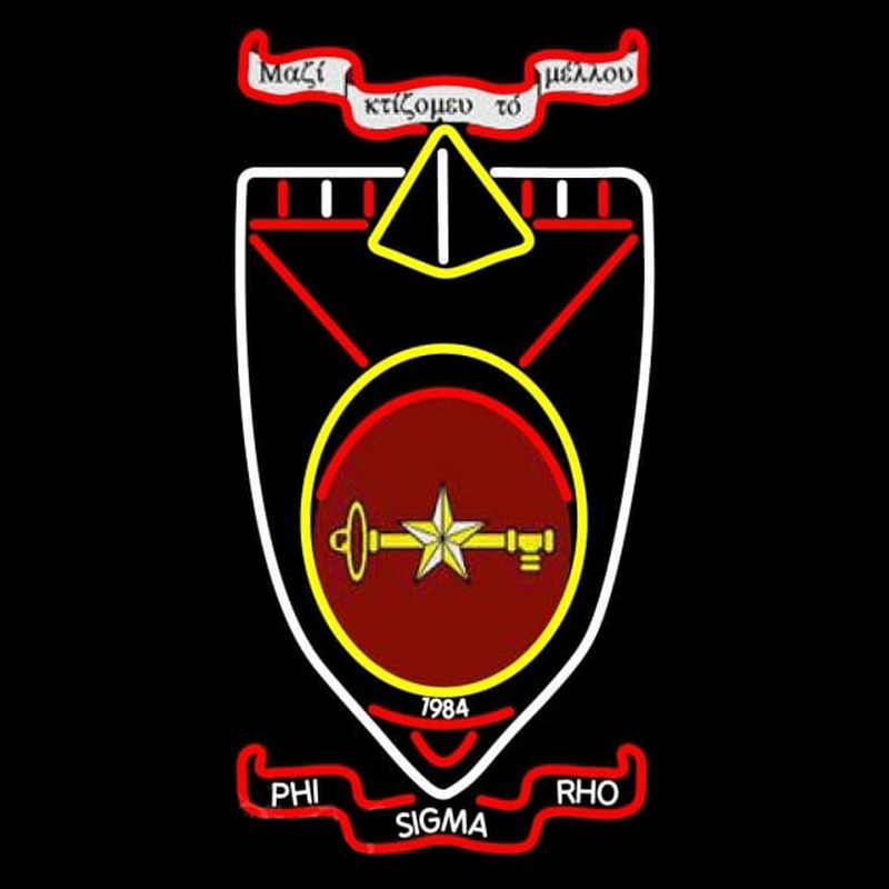 Phi Sigma Rho Logo Neonreclame