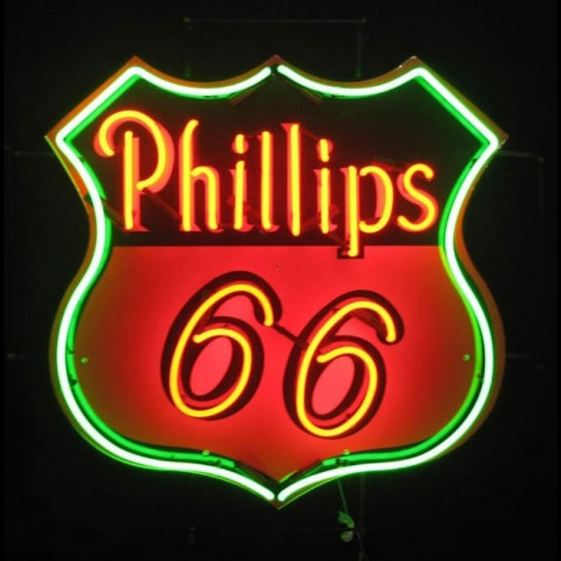 Phillips 66 Gasoline Neonreclame