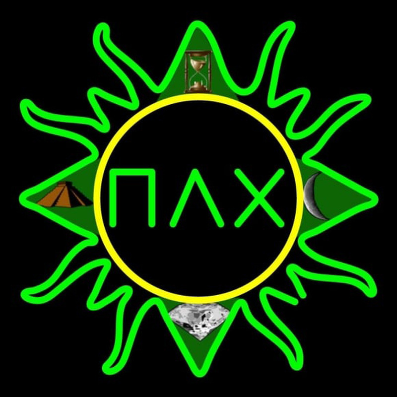Pi Lambda Chi Latina Greek Logo Neonreclame