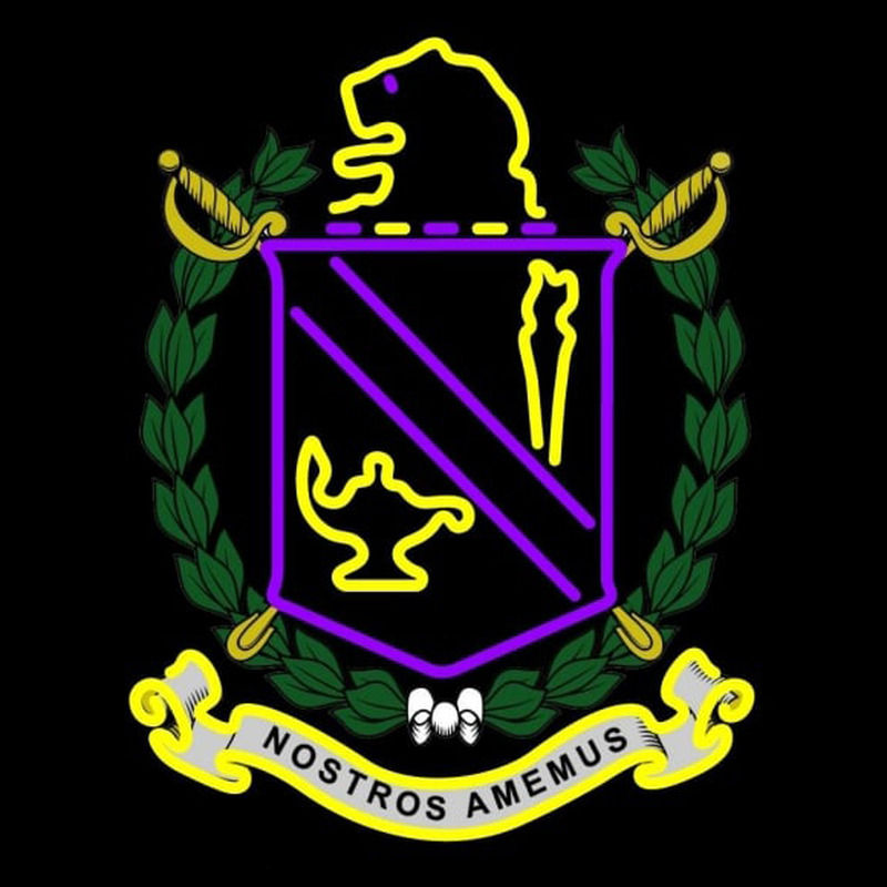 Pi Lambda Phi Chapters Logo Neonreclame