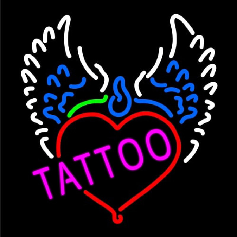 Piercing Tattoo Addiction Logo Neonreclame