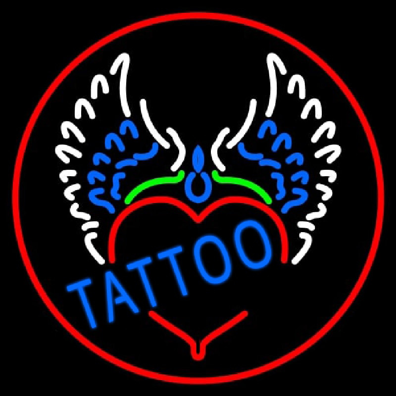 Piercing Tattoo Addiction Logo Neonreclame