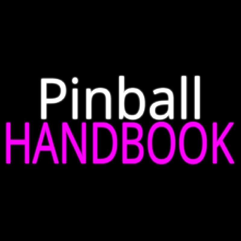 Pinball Handbook 2 Neonreclame