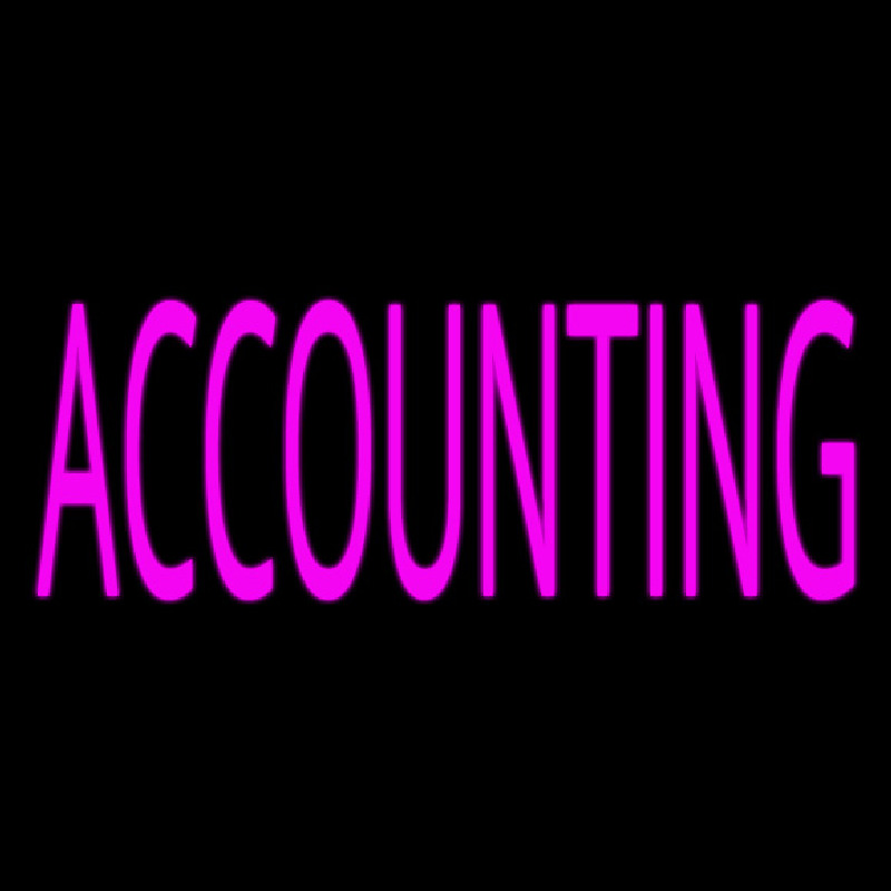 Pink Accounting Neonreclame