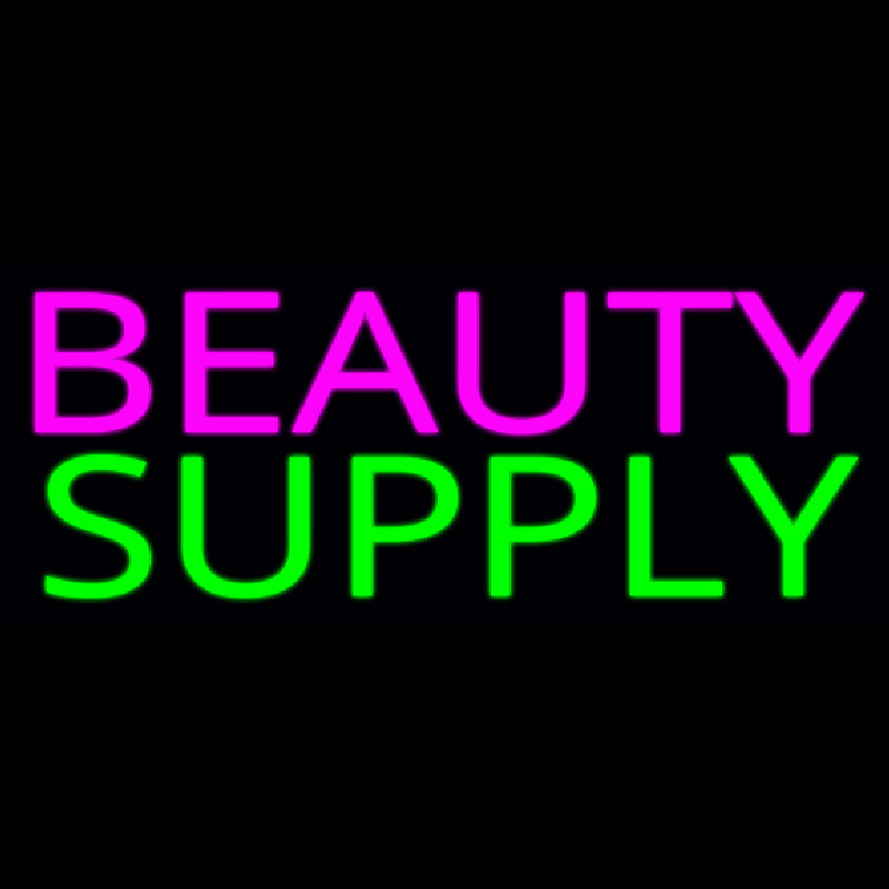Pink Beauty Green Supply Neonreclame