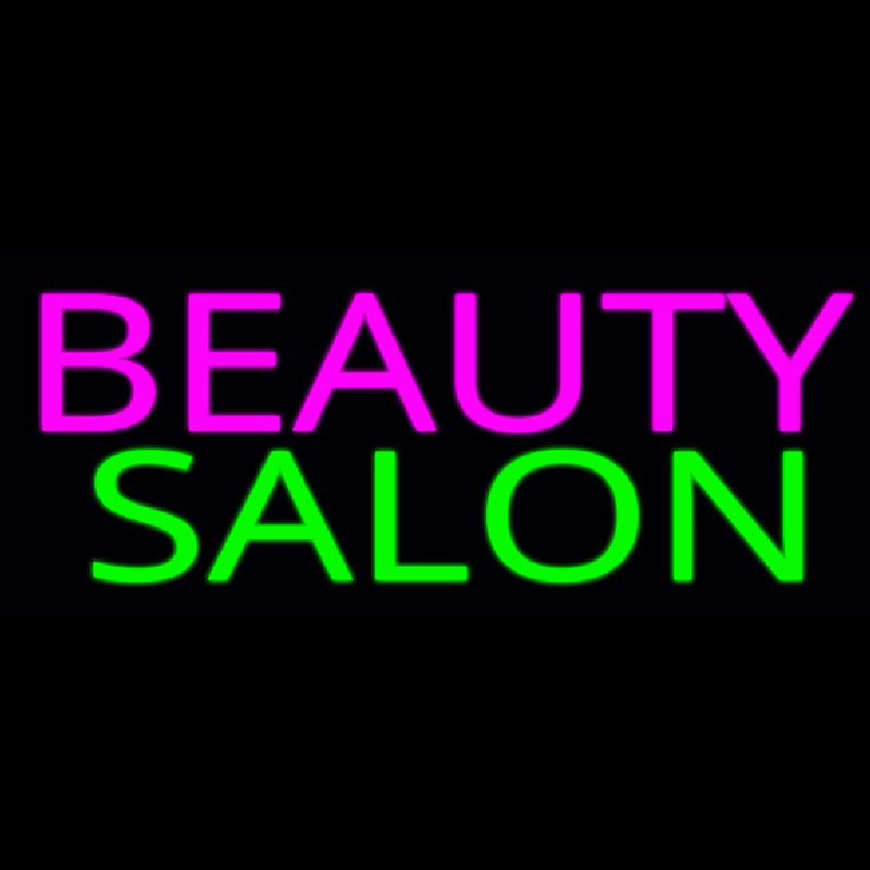 Pink Beauty Salon Green Neonreclame