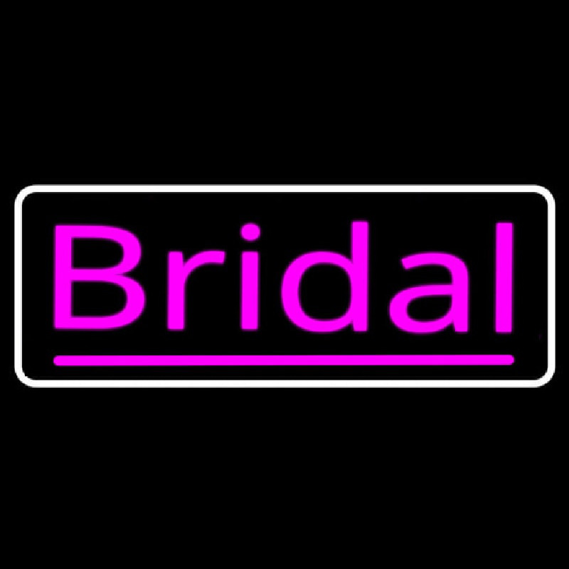 Pink Bridal With Border Neonreclame