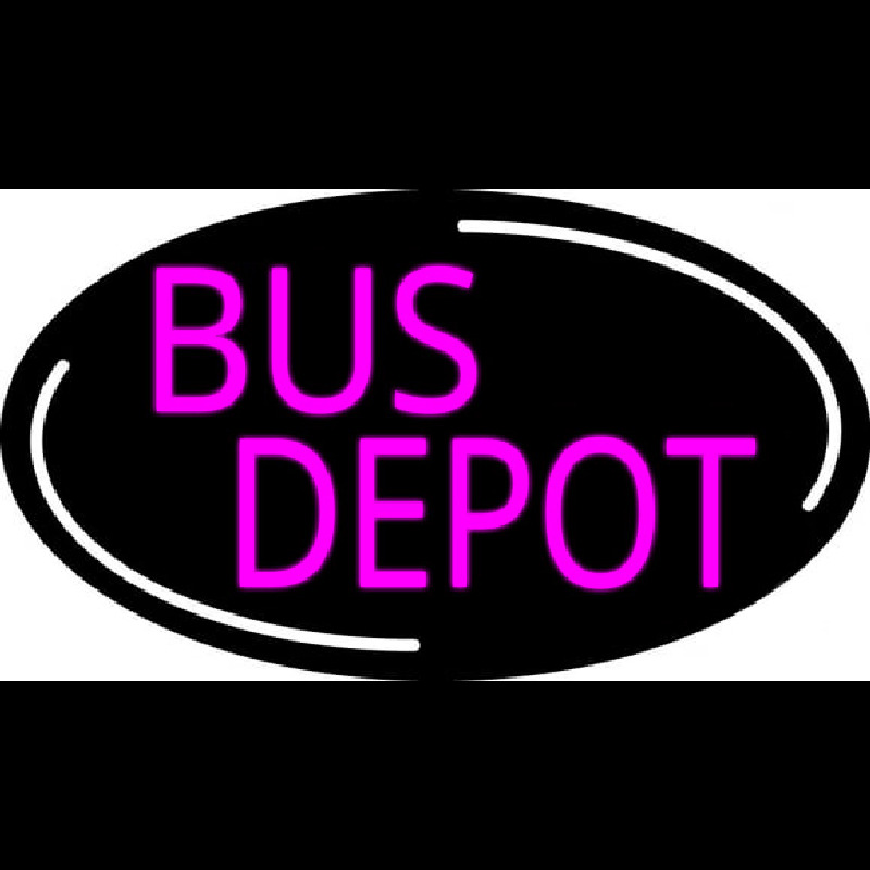 Pink Bus Depot Neonreclame