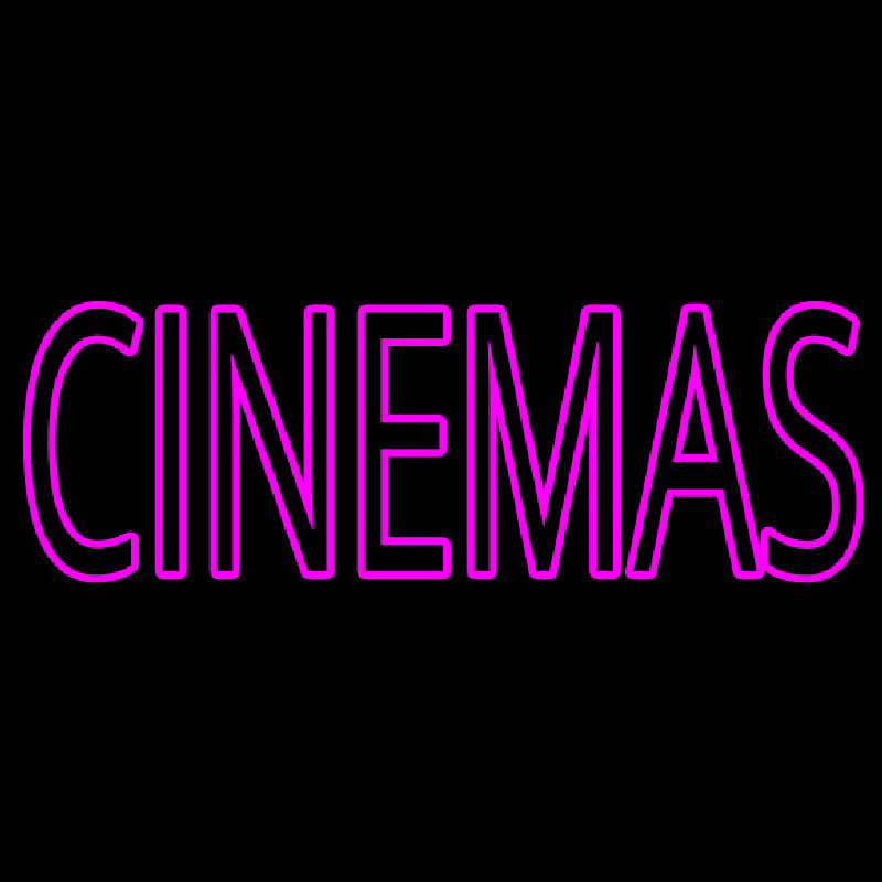 Pink Cinemas Block Neonreclame