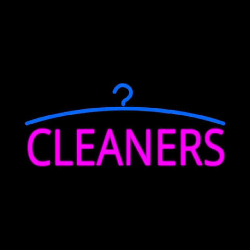 Pink Cleaners Logo Neonreclame