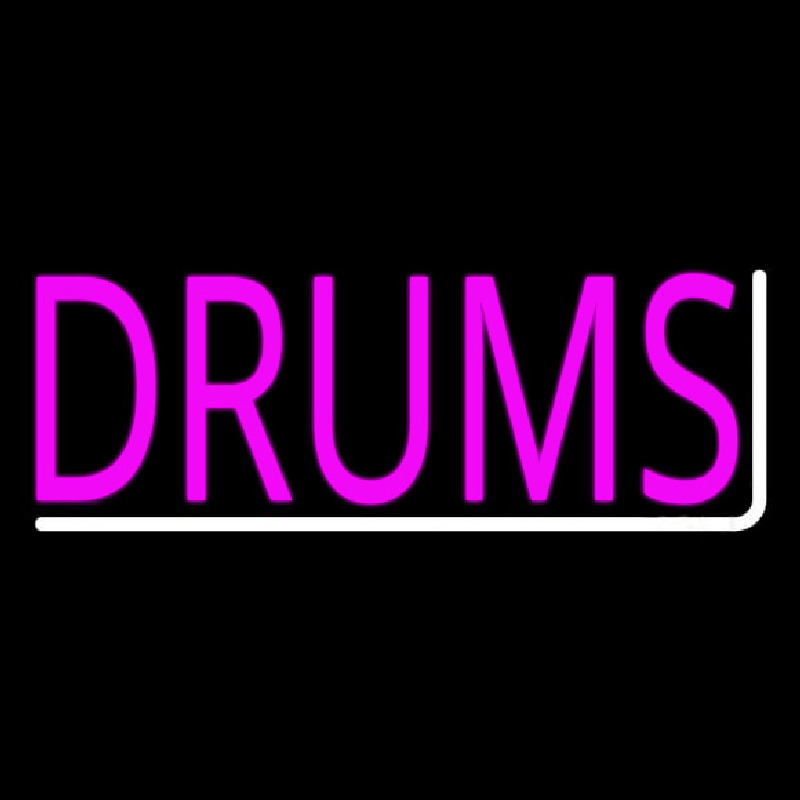Pink Drums 1 Neonreclame