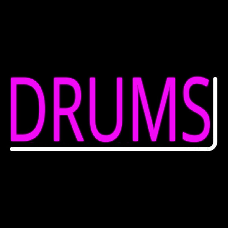 Pink Drums Neonreclame