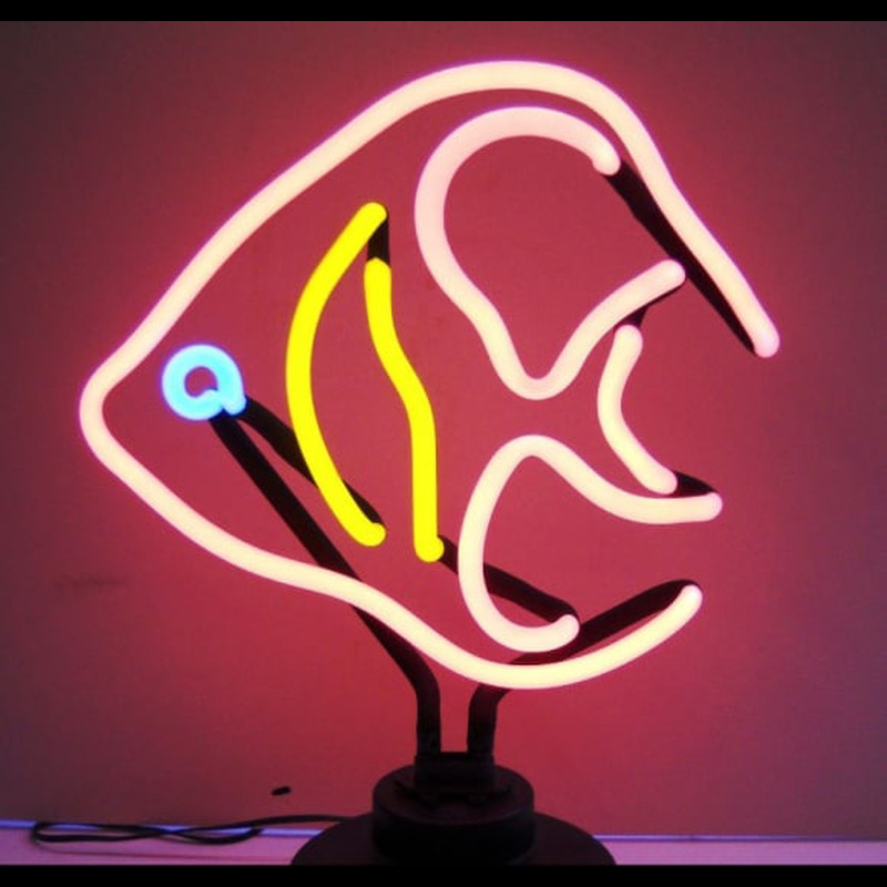 Pink Fish Desktop Neonreclame