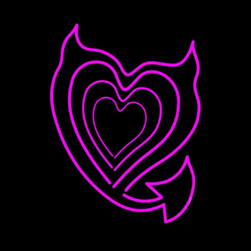 Pink Heart Neonreclame