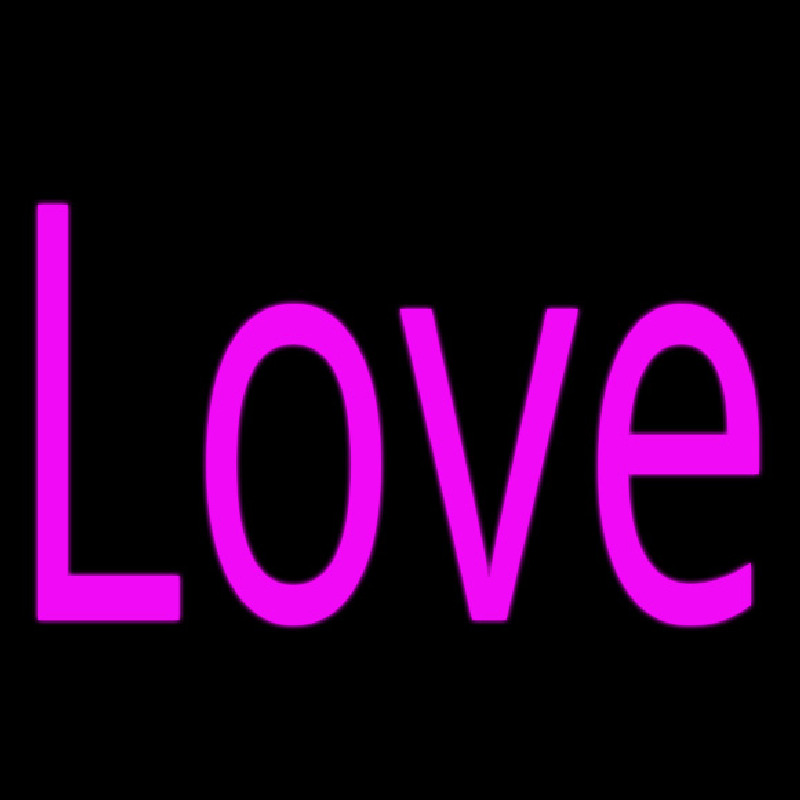 Pink Love Neonreclame