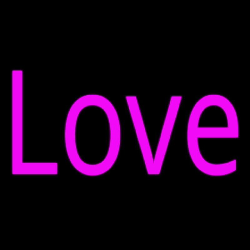 Pink Love Neonreclame