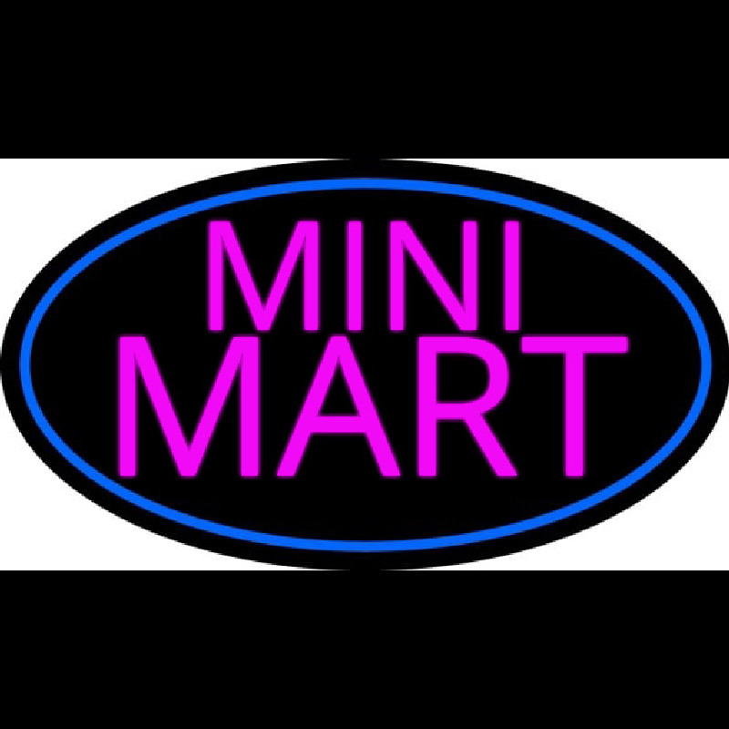 Pink Mini Mart Neonreclame