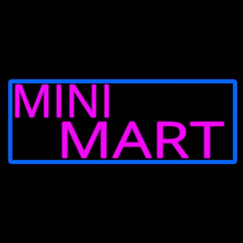 Pink Mini Mart Neonreclame