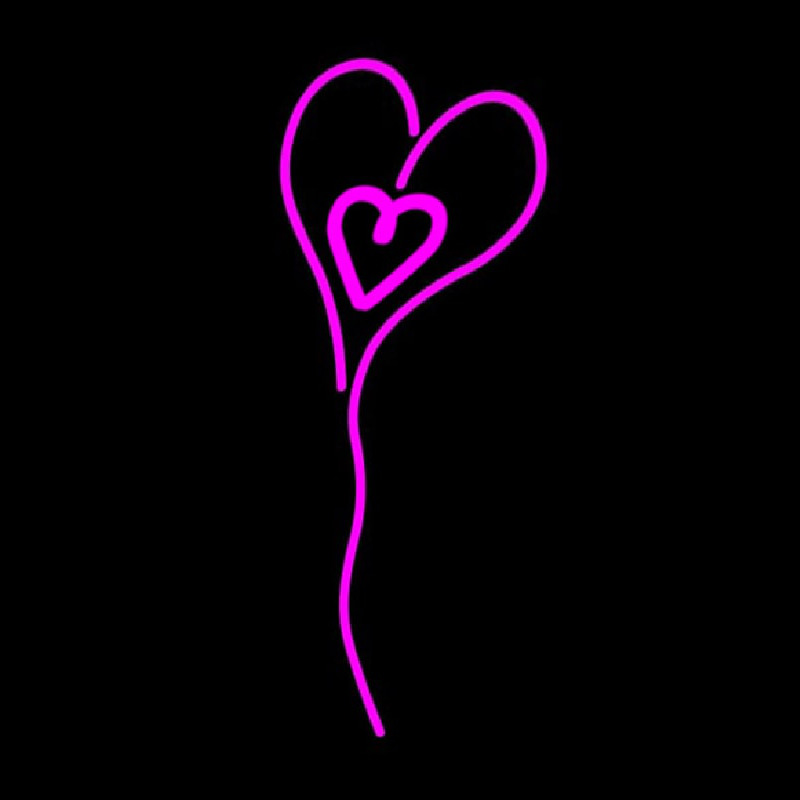 Pink Neon Heart Neonreclame