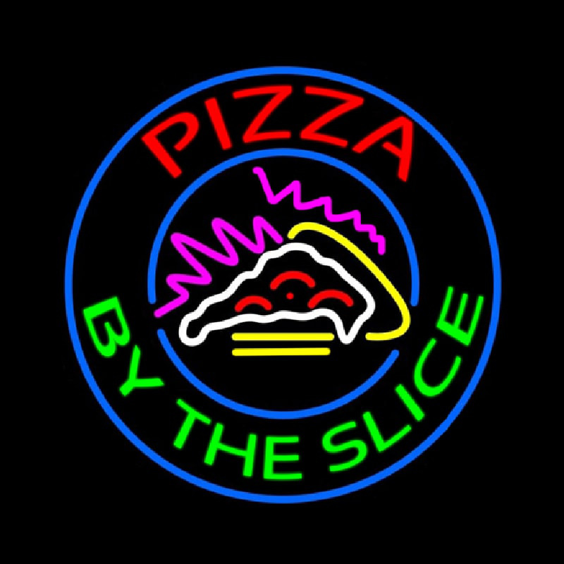 Pizza By The Slice Neonreclame