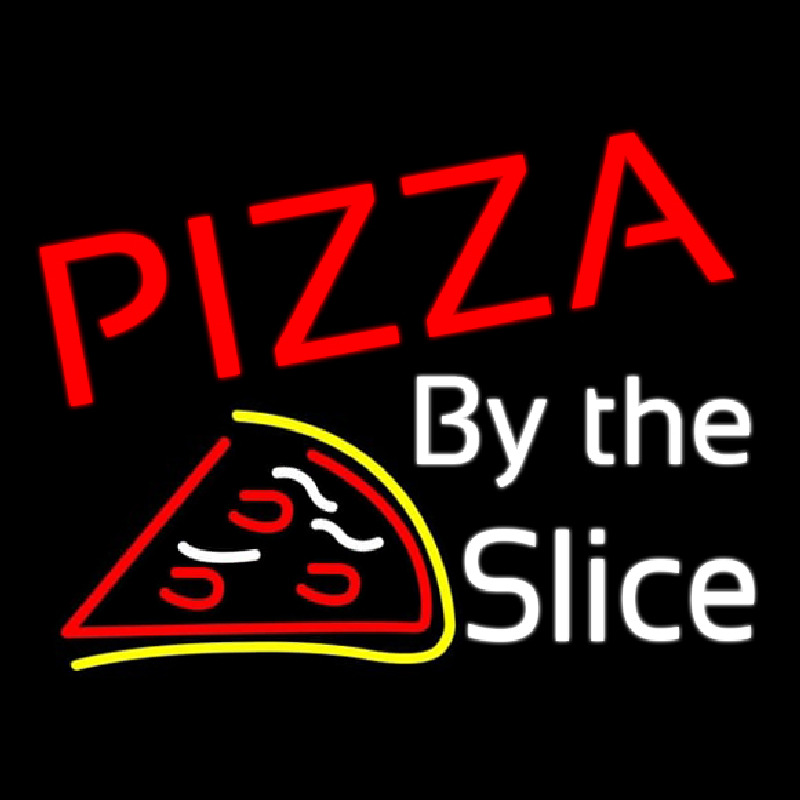 Pizza By The Slice Neonreclame