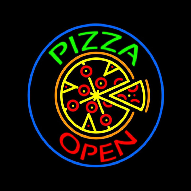 Pizza Open Neonreclame