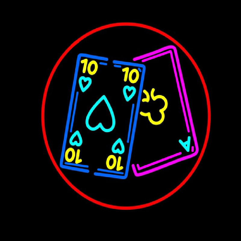 Poker Cards 1 Neonreclame
