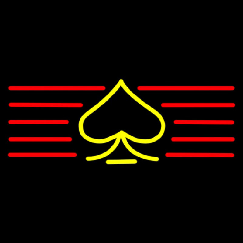 Poker Symbol 3 Neonreclame