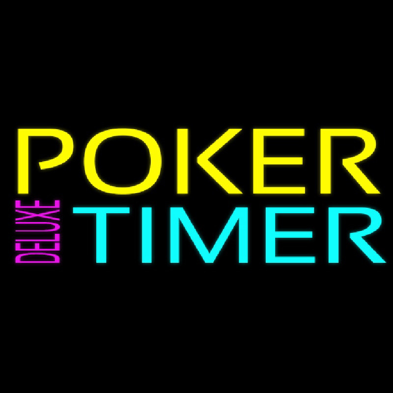 Poker Timer Delu e 1 Neonreclame