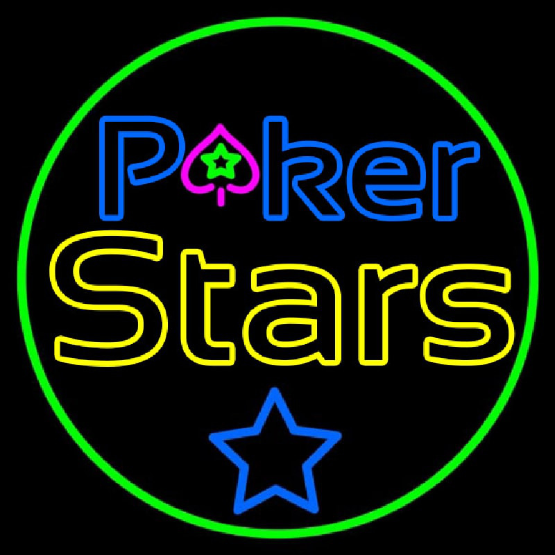 Pokers Stars 1 Neonreclame