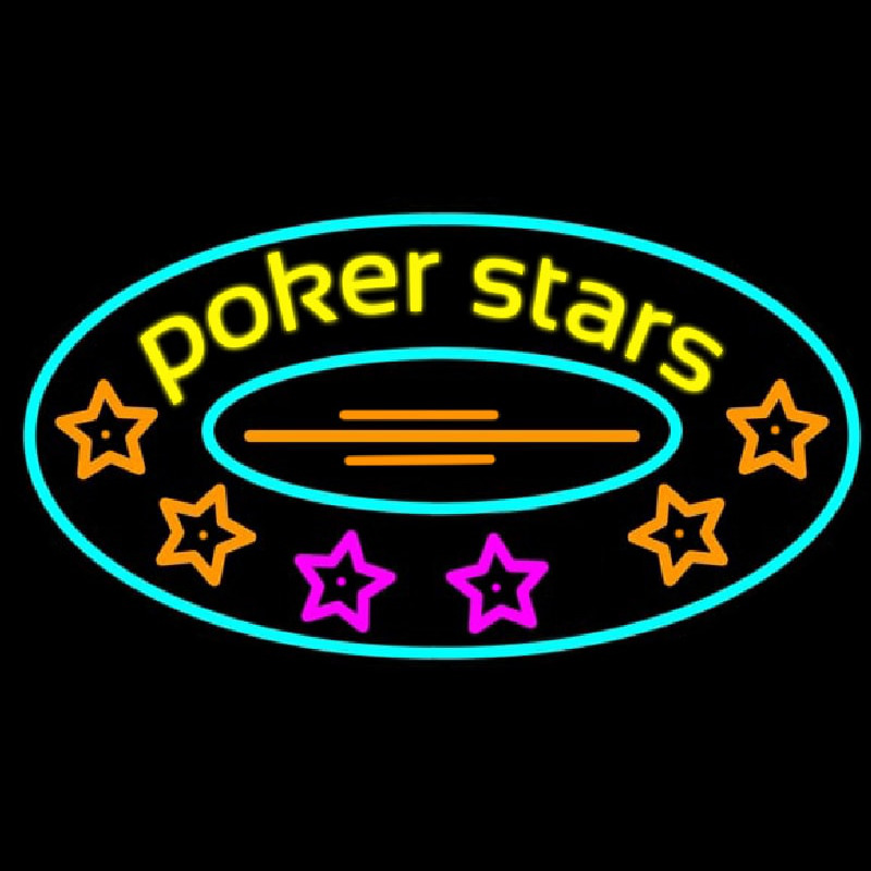 Pokers Stars 2 Neonreclame