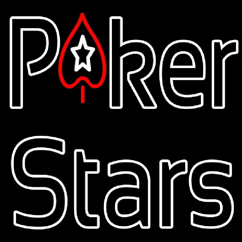 Pokers Stars Neonreclame