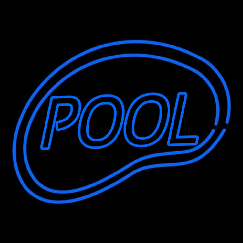 Pool Swimming Neonreclame