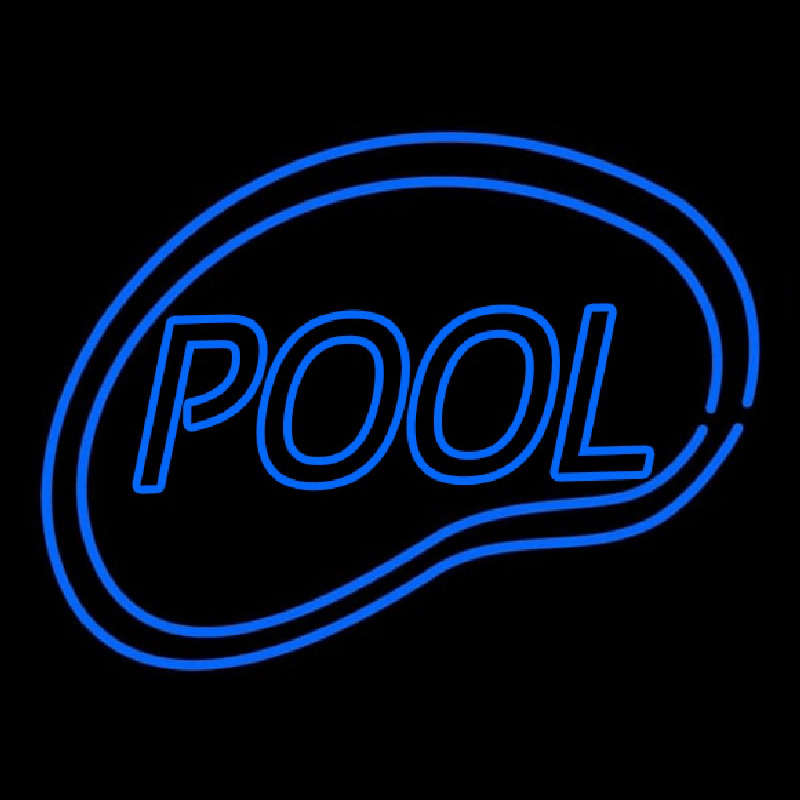 Pool Swimming Neonreclame