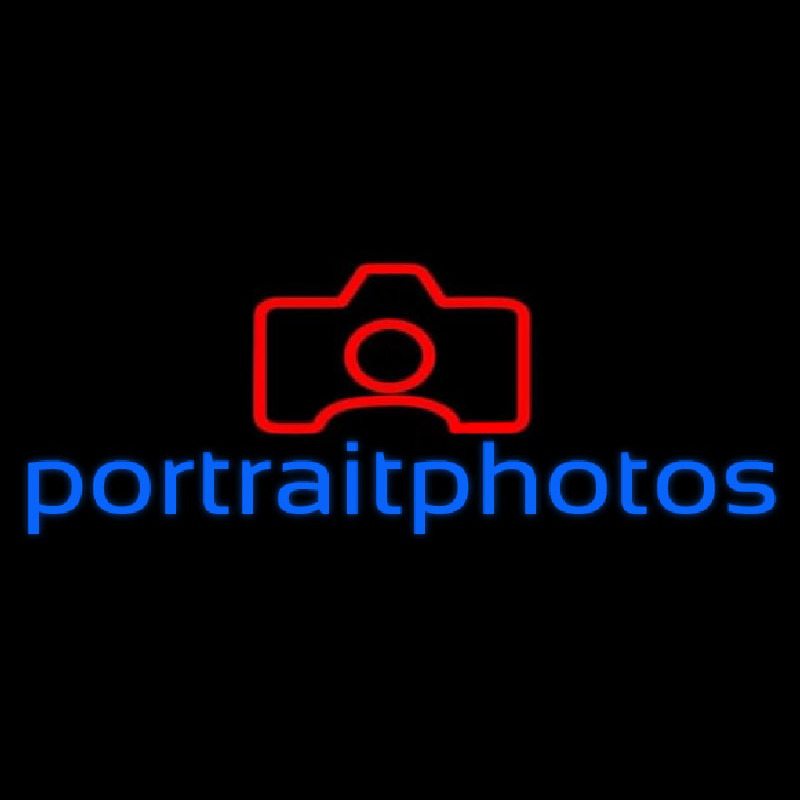 Portrait Photo With Camera Neonreclame