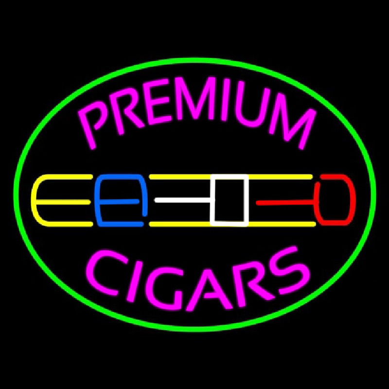 Premium Cigars Logo Neonreclame