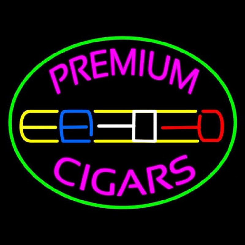Premium Cigars Logo Neonreclame