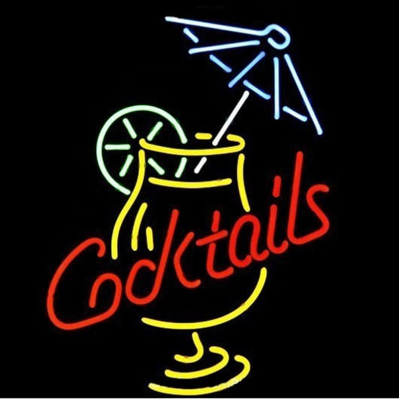 Professional Cocktail And Martini Umbrella Cup Beer Bar Real Gift Fast Ship Neonreclame