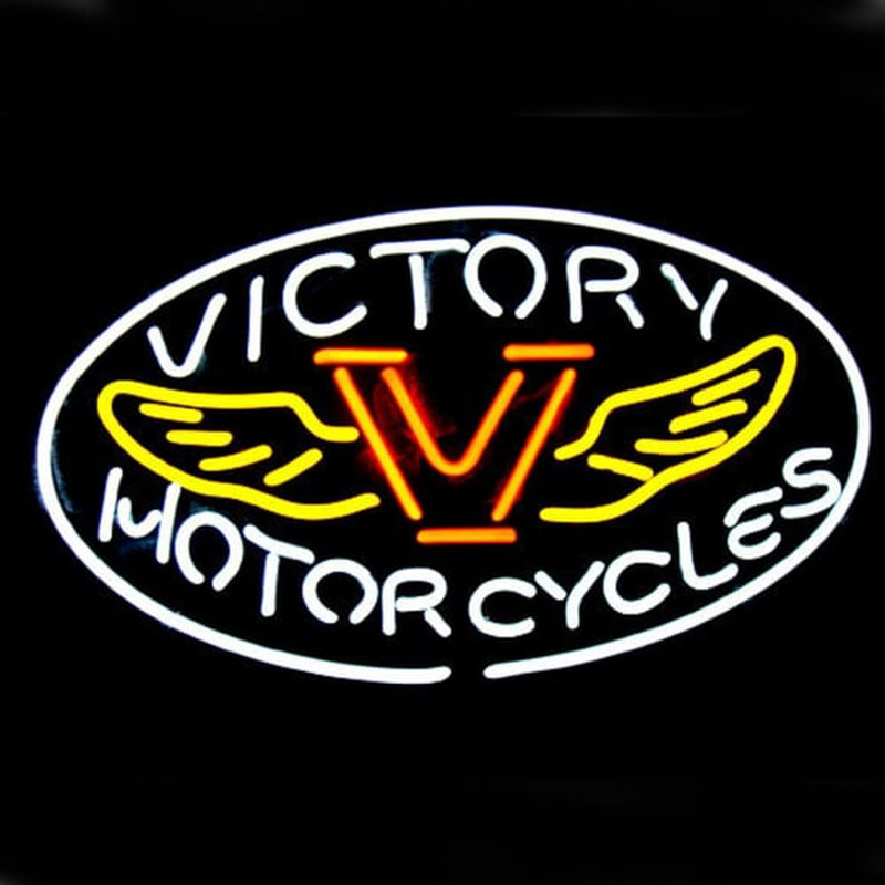 Professional Motorcycles Victory Shop Open Neonreclame