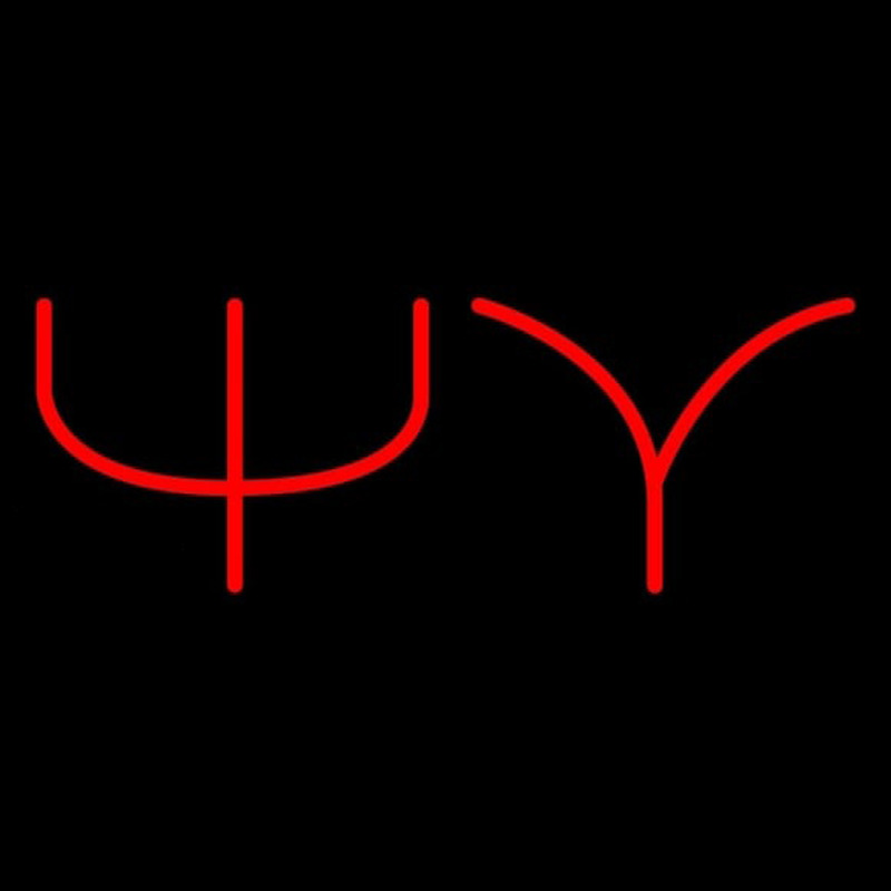 Psi Upsilon Neonreclame