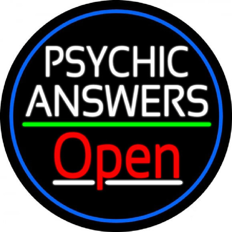Psychic Answers Open Neonreclame