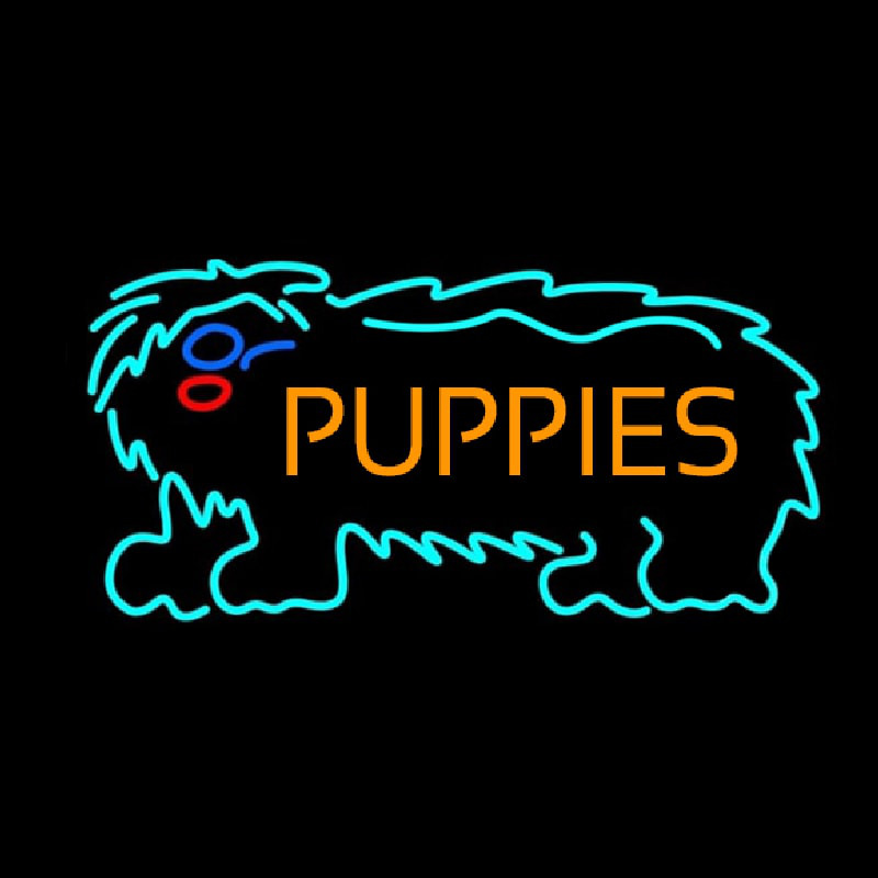 Puppies With Logo Neonreclame