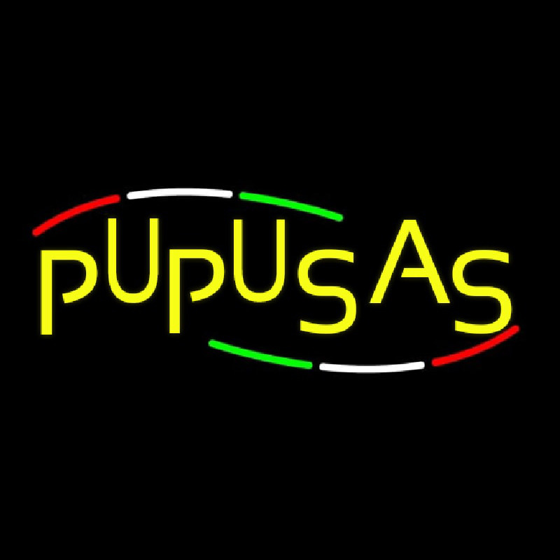 Pupusas Neonreclame