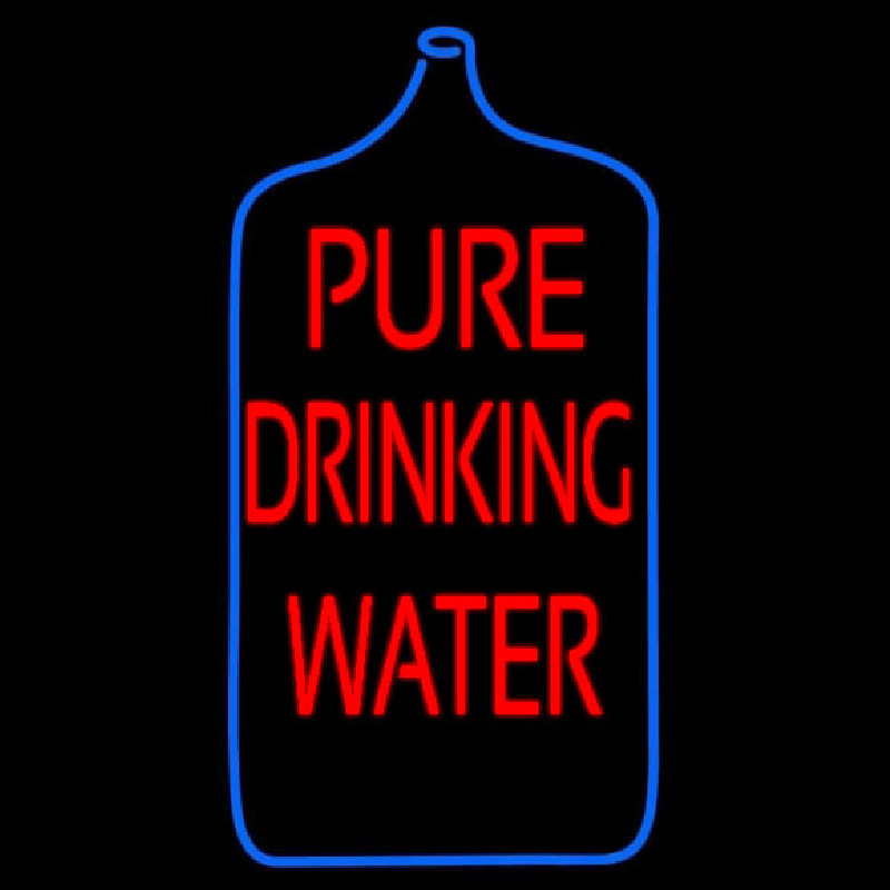 Pure Drinking Water Neonreclame