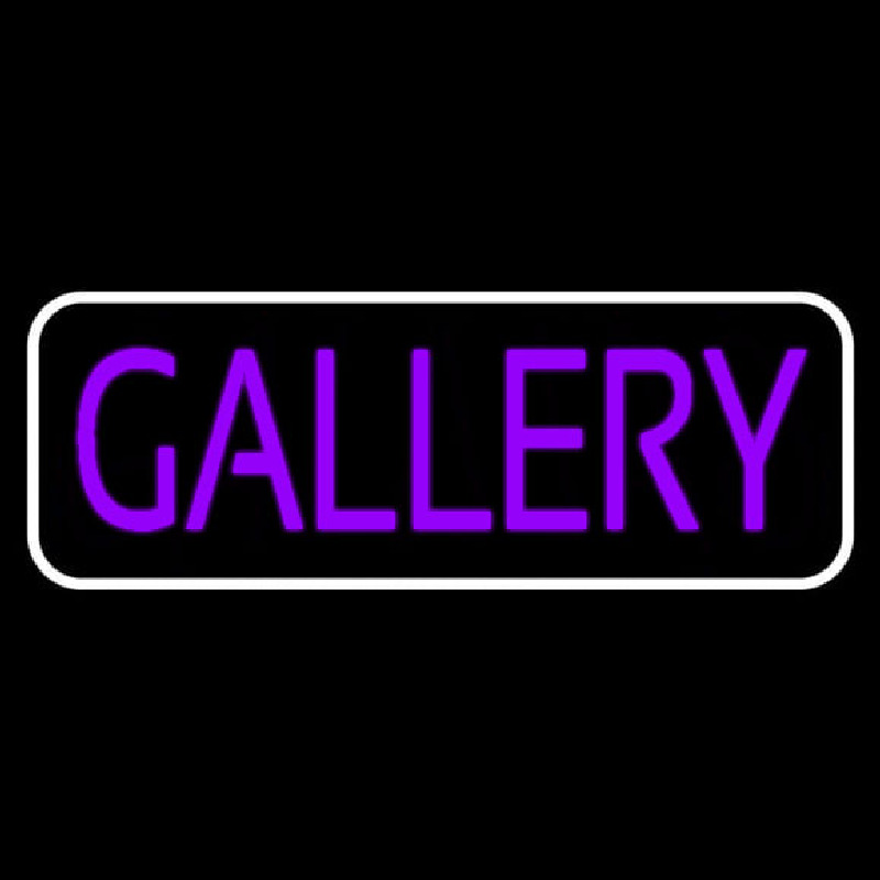 Purle Gallery With Border Neonreclame