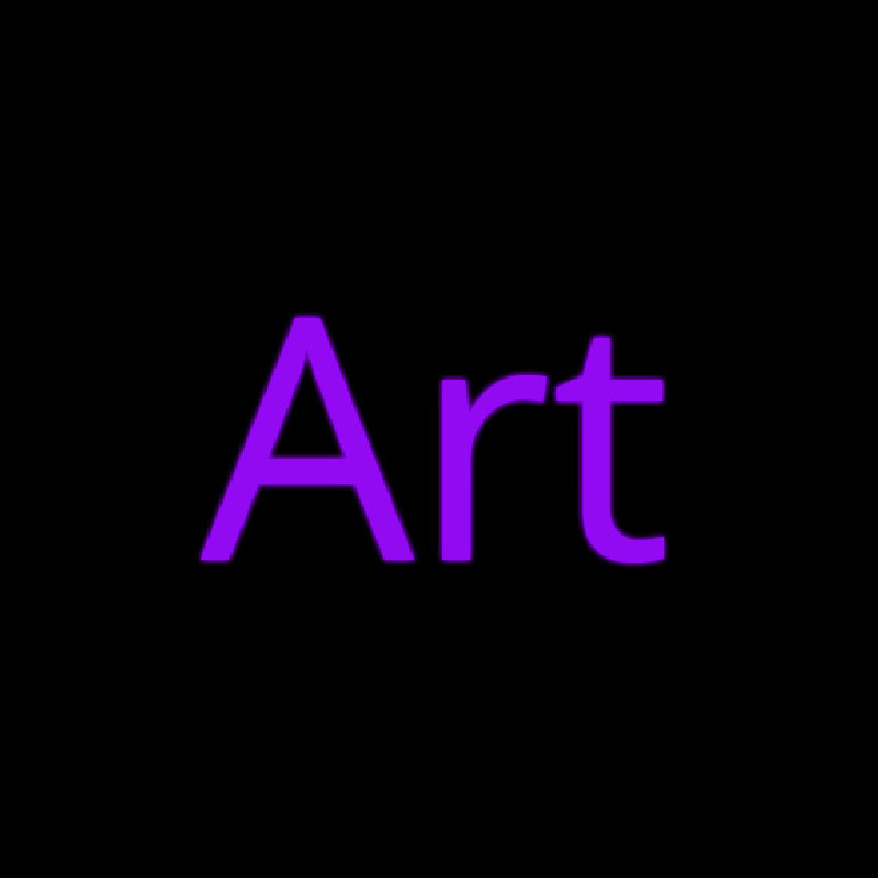 Purple Art Neonreclame