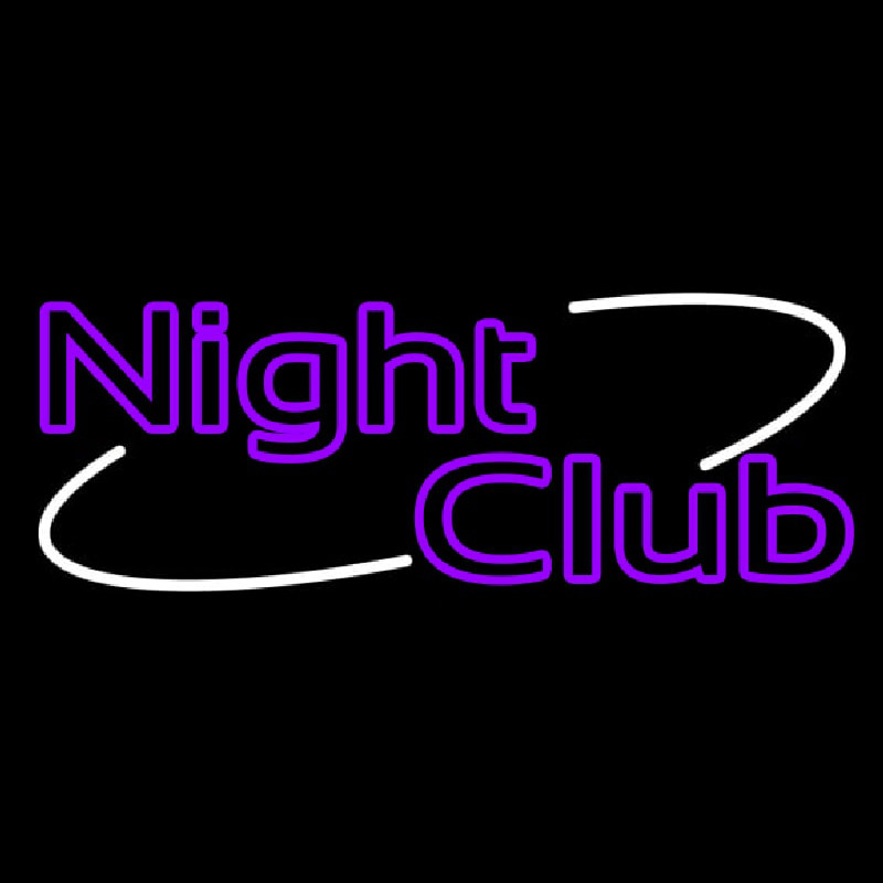 Purple Block Night Club Neonreclame